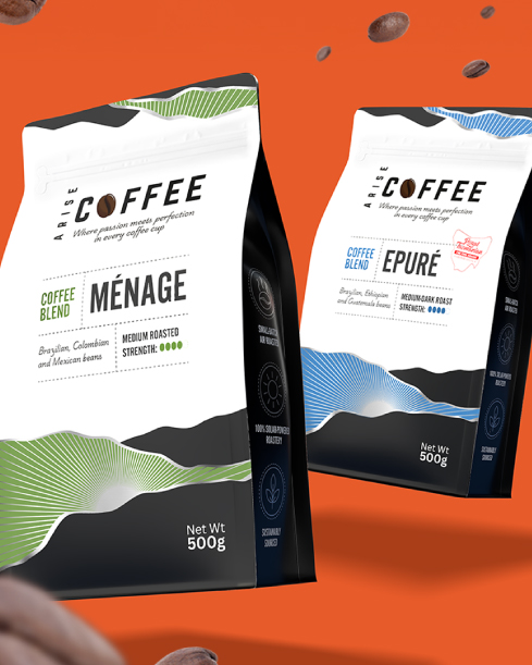 Arise Coffee rebrand